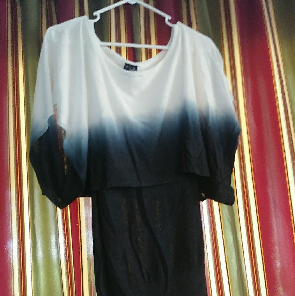 💙💛 NIGHT OUT OMBRE SHIRT💙💛